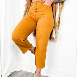 Judy Blue Mustard Crop